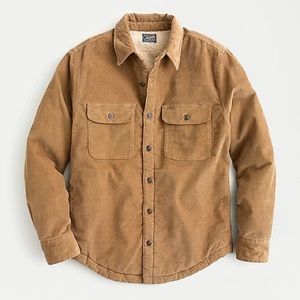 J. Crew Corduroy Sherpa Shirt-Jacket